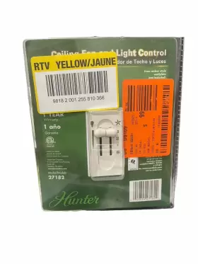 28172 HUNTER Ceiling Fan Light Control Dimmer
