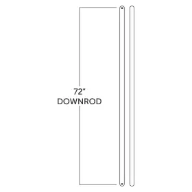 445009755750 HUNTER Ceiling Fan Steel Downrod Extension #3