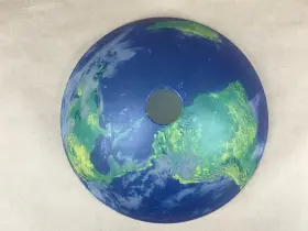 52019 HUNTER Space Ceiling Fan Glass Globe Light Shade #2