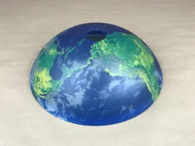 52019 HUNTER Space Ceiling Fan Glass Globe Light Shade