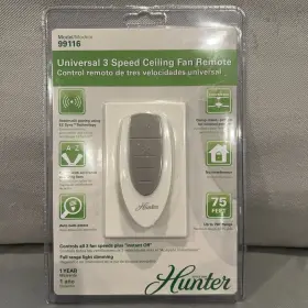 99116 HUNTER Ceiling Fan Lamp Light Dimmer Remote Control