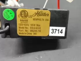 99245 HUNTER Ceiling Fan Wiring Limiter