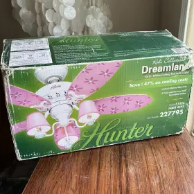 51026 HUNTER FAN COMPANY Dreamland Pink Ceiling
