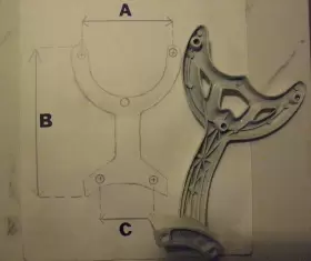 WH-65 HUNTER Ceiling Fan Blade Arms Cats #2