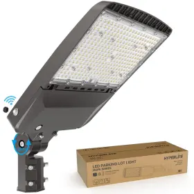 Hyperlite B09ylyhgtw Led Parking Lot Lights 150w Ul Certified Ip65 Pole Light Dusk To