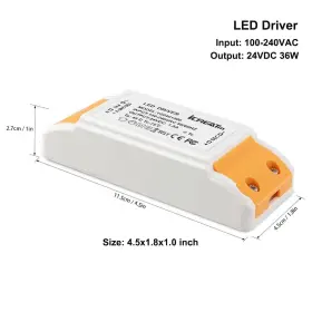 708191202189 ICREATIN Led Driver Power Supply Transformer Ac #3