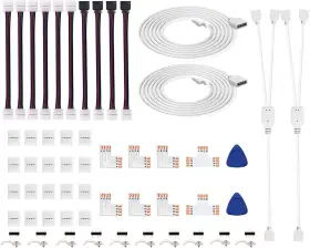 Fglhs ICREATING Led Strip Connectors Pin Light Conne Kit