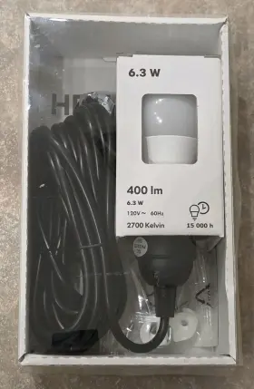 503.123.15 IKEA Hemma Cord Set Light Box