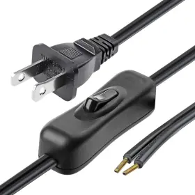MML-JIHGOY749 LAMP Cord Switch Plug Stripped Ends Wiring