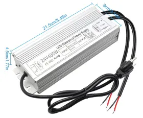 445053975913 INSHAREPLUS Led Waterproof Power Ac Adapter