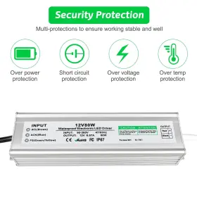 613965262767 INSHAREPLUS Led Power Supply Waterproof Driver #2
