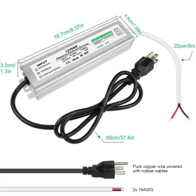 613965262767 INSHAREPLUS Led Power Supply Waterproof Driver #3