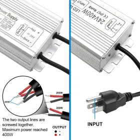 613965273305 INSHAREPLUS Led Power Supply Rainproof Driver Ac #3