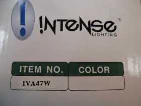 IVA47W INTENSE Lamp Baffle