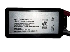 ISL-HD75 IRONSMITH LIGHTING PRODUCTS Transformer