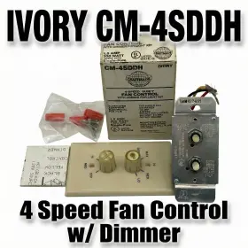 CM-4SDDH FAN Control Dimmer