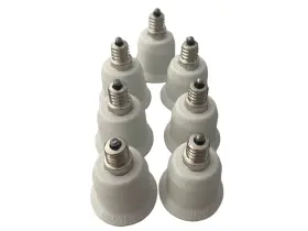 JK124-E27-E39-6PCS-B JACKYLED Pack Bulb Socket Light Adapter