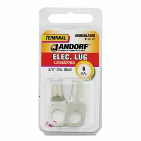 60770 JANDORF Tin Copper Insulated Stud Electrical Lug Awg #2