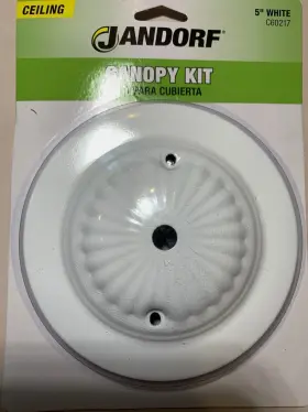 740265602174 JANDORF Ceiling Canopy Light Fixtures Kit