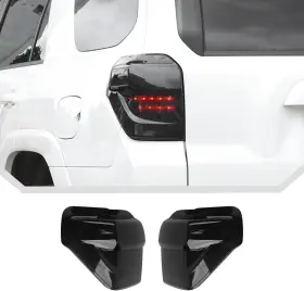 JECAR-12075 JECAR Toyota Tail Light Covers Smoked Abs Guards