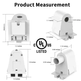 656664368484 JESLED Single Pin Tombstone Shunted Led Socket #3