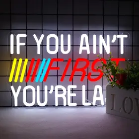 B0F52SVLWS JFLLAMP If Ainftt First Youftre Neon Sign Wall Led