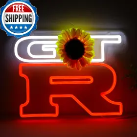 B0FC65HYMV JFLLAMP Car Neon Signs Wall Lights Led