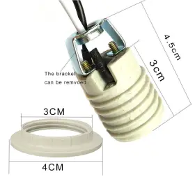 606413950583 JNXQWE Glo Shine Keyless Socket Candelabra Socke #3