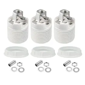 JX-E26-CERAMIC JNXQWE Porcelain Socket Shade Ringjnxqwe Base