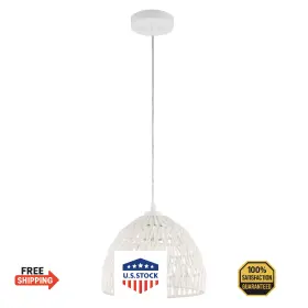B0CP2XKJLT JONATHAN Y Dome Pendant Light Bohemian Farmhouse