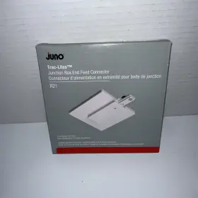 R21-WH-HP18-M6 JUNO Trac Lites Junction Box End Connector