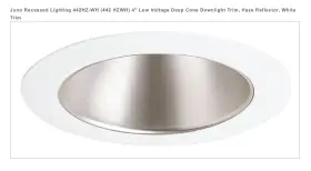 442HZ-WH JUNO Haze Interior Cone Light Fixture