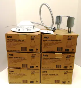 6RLC-835-9-WWH JUNO LIGHTING Pack Led Baffle Basics