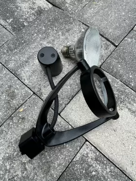 T483BL JUNO LIGHTING Tracmaster Wishbone Track Head Lights