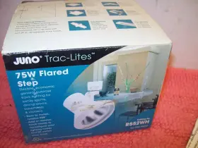 R552WH JUNO Lighting Trac Lites Flared Steps Line Voltage