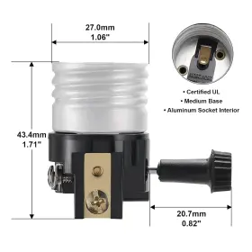 313044962921 JUTOROSY Pack Lamp Socket Light #2