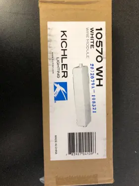 10570WH KICHLER Wire Module Box Light Bars