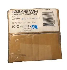 12346-WH KICHLER Power Supply Lead Led Cabinet Lighting