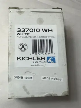 337010WH KICHLER Dimmer Control Fan