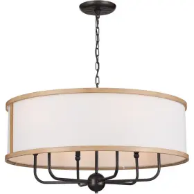 52466AVI KICHLER LIGHTING Heddle Light Chandelier Homestead