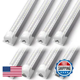 Kihung B086x2tx9m 3ft Led Shop Light Fixtureupgrade V Shape T8 Tube 30w 4680lm 6000k