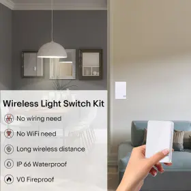 KS-2SW1S-REV-110SET KINGSL Wireless Light Switch Wall Wiring #3