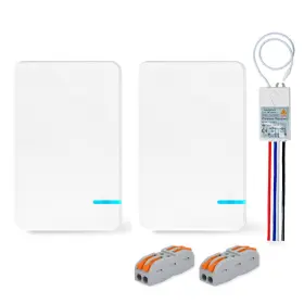 KS-2SW1S-1REV KINGSL Light Switch Receiver Wireless Panel Kit