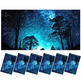 B0C5D87HXF KITTMIP Fluorescent Light Covers Magnets Nature