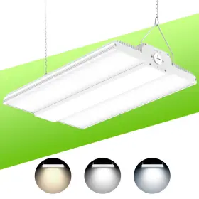 Kukuppo B0crkr2xwh 240w Led High Bay Shop Light Ul Listed 1.6ft 36000lm 240w/190w/140w