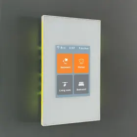 L8-HS LANBON Lcd Smart Light Switch Gang Single Pole Dim Need