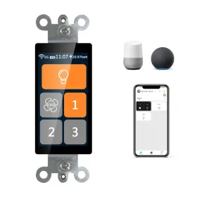L9-HF LANBON Lcd Smart Ceiling Fan Light Switch