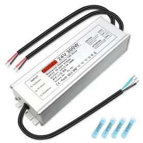 24V-300W LEDLIGHTSWORLD Waterproof Power Supply Ac Volt Led