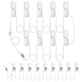Leelosp Mo-leelosp-2699 2 Pack Christmas Village Light Cords With 18 T20 Led Bulbs Each 16.4 Ft Blow