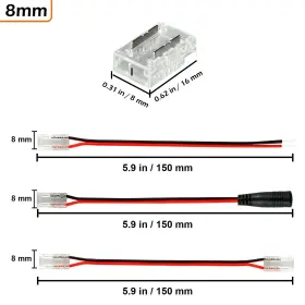 755334199059 LEGELITE Cob Led Light Strip Connectors Right #2